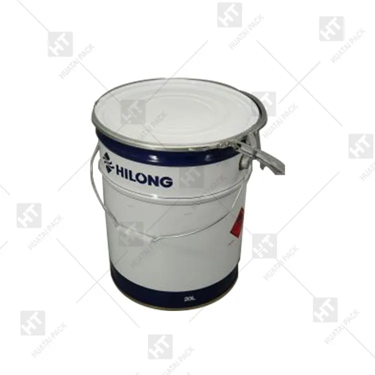 Empty Metal Tin Pail